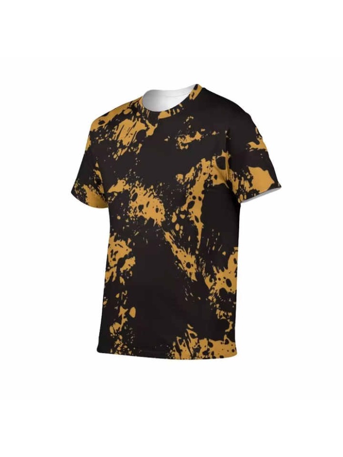 Men's T-shirt Top Quality 100% Cotton Short Sleeve Print Casual Loose Men T Shirt O-neck T-shirt Men Tee Shirts