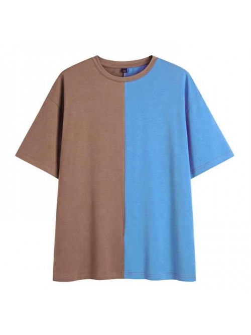 High Quality Split Colour Two Tone Men's T-shirts ...