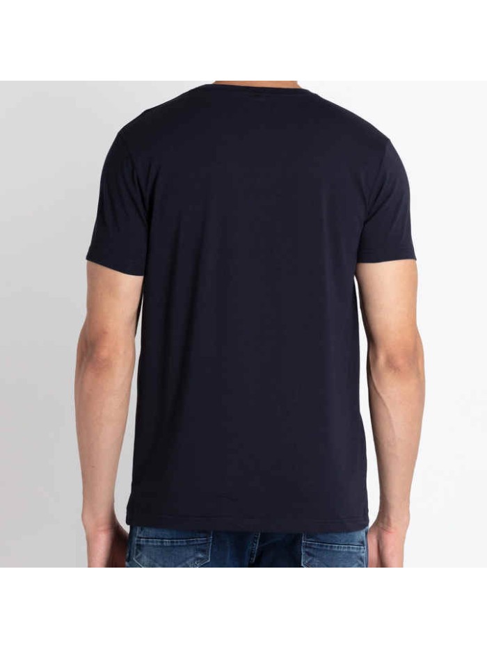 Men's Casual Short-Sleeved T-Shirt 100% Cotton O-Neck Collar Basic Style Solid Color Polyester/Cotton Material Basic Upper