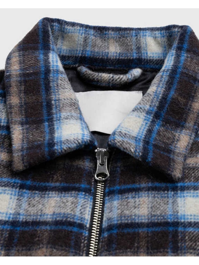 Flannels Thick Labels Button up Shirts Plaid Jacket Outerwear Winter Warm Mens Fleece Plus Size Vintage