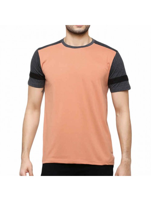 100% Cotton O-Neck Collar T-Shirt for Men 280 Gram...