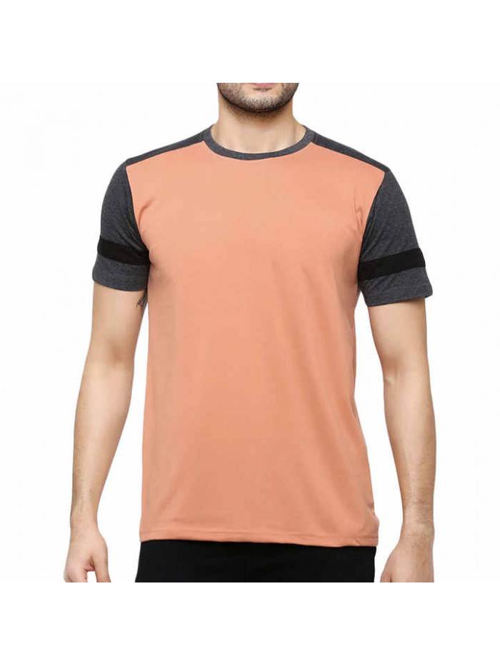 100% Cotton O-Neck Collar T-Shirt for Men 280 Grams Solid 3D Design for Printing