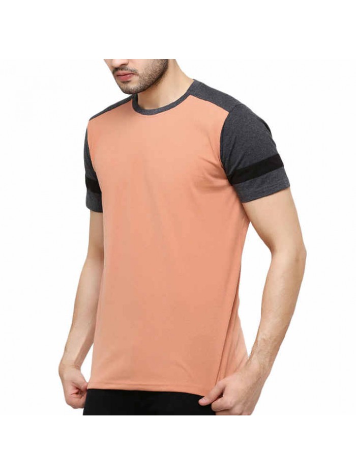 100% Cotton O-Neck Collar T-Shirt for Men 280 Grams Solid 3D Design for Printing