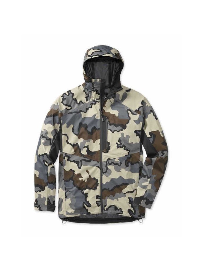 Men Lightweight Jacket Waterproof Breathable Camouflage Fishing Rain Jacket Outdoor Camo  Hunting Jacket