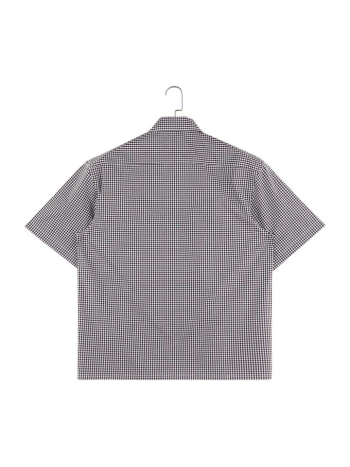 Designer Wrinkle-Free Non Iron High End Checked Plaid Causal Dress Shirt