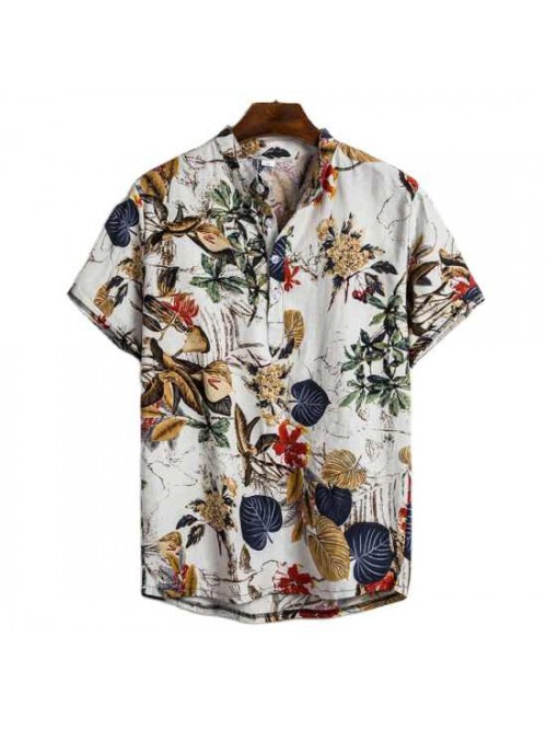 Polyester Shirts Best Selling Cheap Short Sleeve w...